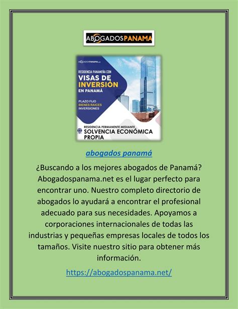 Ppt Abogados De Panam Abogadospanama Net Powerpoint Presentation