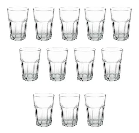 Vaso Agua 410 Ml Vidrio Set X12 Bristol Nadir Figueiredo Cuotas Sin Interés