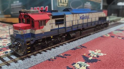 한국정밀모형 EMD GT26CW (7200호대) & 무궁화호 (HO 스케일,HO Scale) - YouTube
