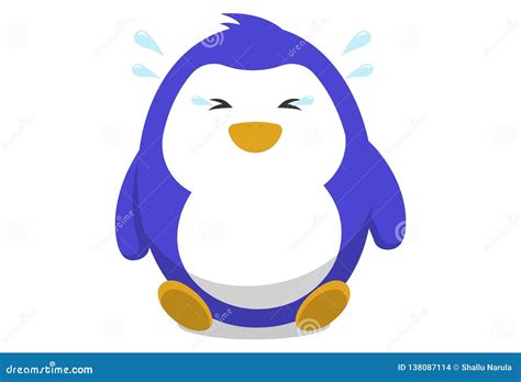 Cartoon Illustration of Cute Penguin. Stock Vector - Illustration of ...