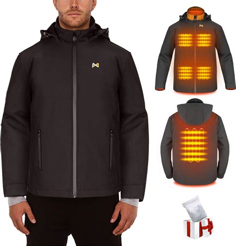 Veste chauffante électrique pour hommes femmes Manteau chauffant USB