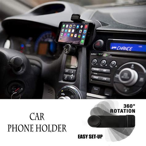 Jual Car Phone Holder Silicon Ventilasi Jepit AC Mobil GPS Universal