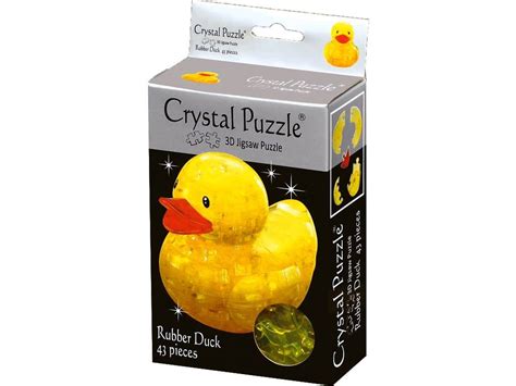 3d Crystal Puzzle Rubber Duck Jigsaws Themed The Games Shop