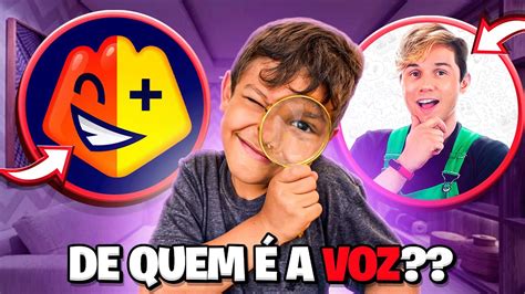 Desafio ADIVINHE O YOUTUBER PELA VOZ YouTube