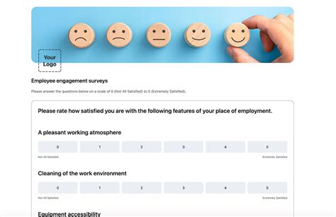 Employee engagement survey template | Formaloo