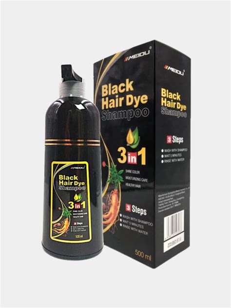 Шампунь-краска Meidu Black Hair Dye Shampoo, 3 в 1 купить по низким ...