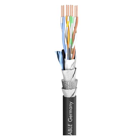 Cat 5e SC Mercator CAT 5e PUR PUR FRNC black Ø 6 20 mm 581 0051