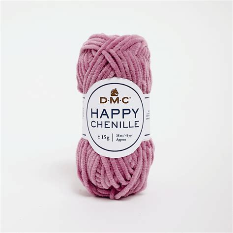 ᐉ Пряжа велюровая DMC Happy Chenille 24 роза (2604)