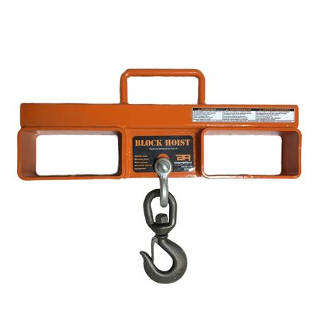 Fork Block Hoist With Hook Bandr Innovations