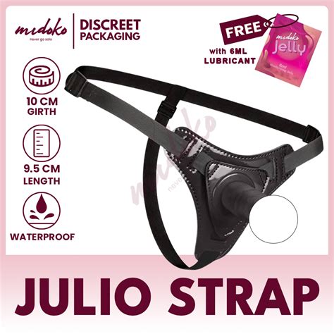 Midoko Small Inch Silicone Strap On For Women Dildo Adult Sex Toy For Women Black Shopee