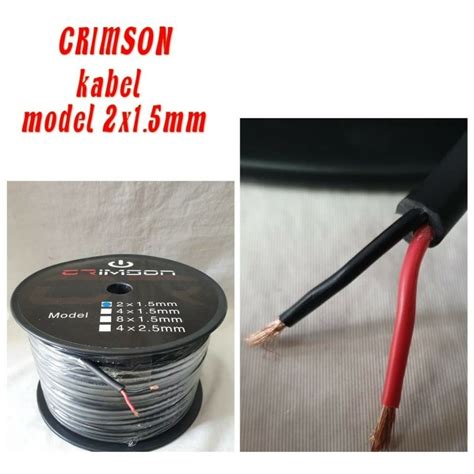 Jual Kabel Speaker Isi Crimson X Mm Harga Permeter Shopee