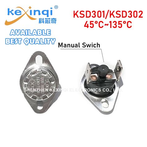 Pcs Ksd Temperature Switch Temperature Control Degrees