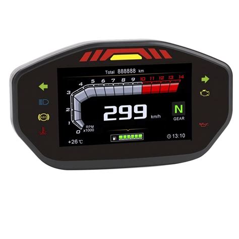 X Motorrad Allgemeines Lcd Display Tft Tachometer Gang Hintergrund