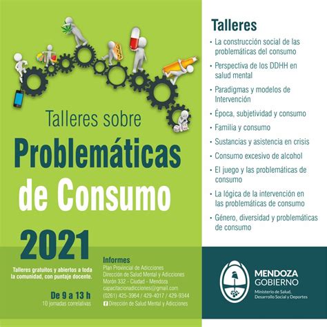 Talleres sobre Problemática de Consumo 2021 Salud y Deportes