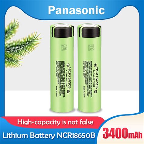 Pcs Panasonic Ncr B Mah V Lithium Rechargeable