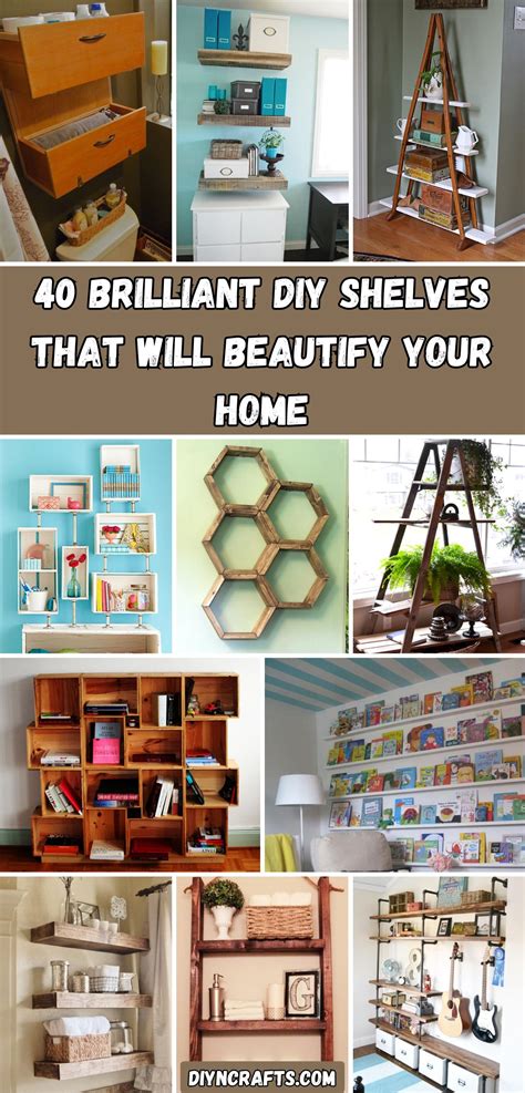 15+ Do It Yourself Shelves Ideas