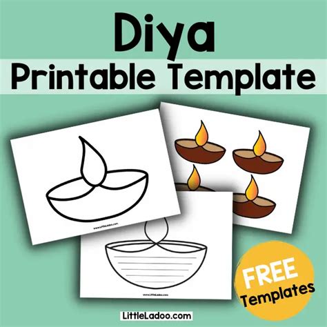 Diya Template Printable - 10+ Templates for Creative Diya Projects!