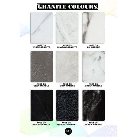 Jual HPL Granite Colours Winston Warna Keramik Ceramic Granit