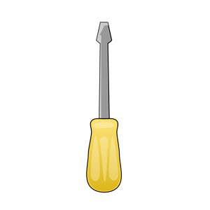 Free Clipart: Screwdriver 5 | Machovka - Clip Art Library