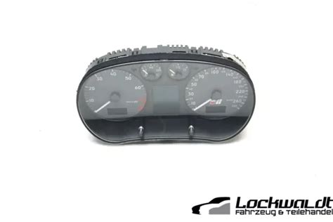 8L0920930F AUDI S3 8L Tacho Cockpit Kombiinstrument EUR 179 91