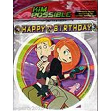 Kim Possible Happy Birthday Banner (1ct) - Walmart.com