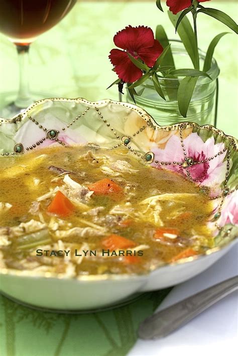 Chicken Soup With Homemade Chicken Stock