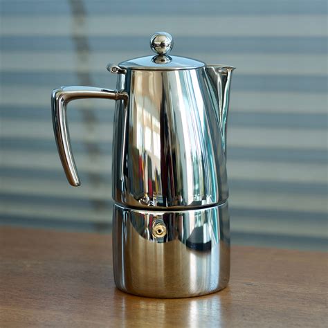 Avanti Art Deco Stainless Steel Stovetop Pot Mcivers Coffee And Tea