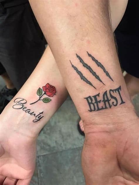 Top 100 Best Beauty And The Beast Tattoos 2020 Inspiration Guide