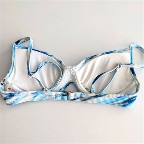 Shade Shore Swim Nwt Shade Shore Fringed Watercolor Bikini Top Bottom Size Poshmark