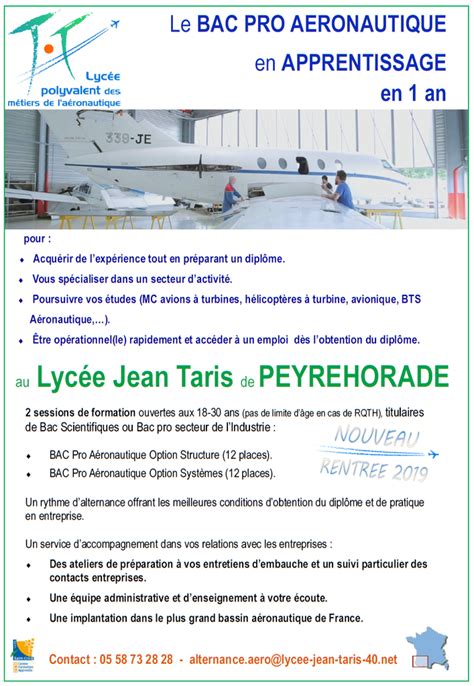 L Alternance Lyc E Polyvalent Jean Taris