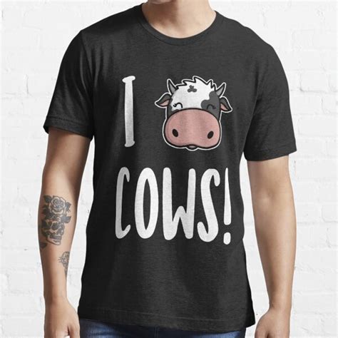 I Love Cows T Shirt For Sale By Perdita00 Redbubble I Love Cows T