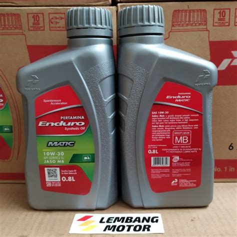 Jual Oli Pertamina Enduro Matic W L Ml Shopee Indonesia