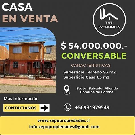 Casas en Venta en Quiñenco Coronel