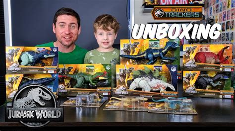 Every Jurassic World 2023 Dino Trackers Dinosaur Toys Unboxing Youtube