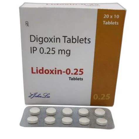 Lanoxin Tablets 0 25 Mgdigoxin 0 25mg For Personal Capacity 1000 At ₹ 12 Stripe In Nagpur