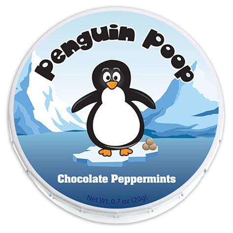 Penguin Poop Mints - 0821P | AmuseMints Sweets and Snacks - USA-Made Mints, Molded Chocolate ...