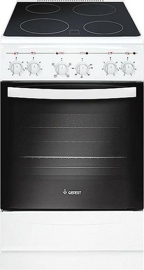 Электрическая плита Gefest 5160-01 0033, стеклокерамика, белый - купить ...
