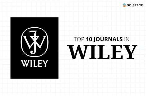 Top 10 Journals In Wiley