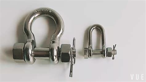 Stainless Steel Load Rigging Bow Shackle With Safety Pin Buy Bow