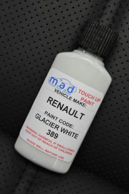 Renault Blanc Glacier White Paint Touch Up Kit Ml Scratch Chip Ebay