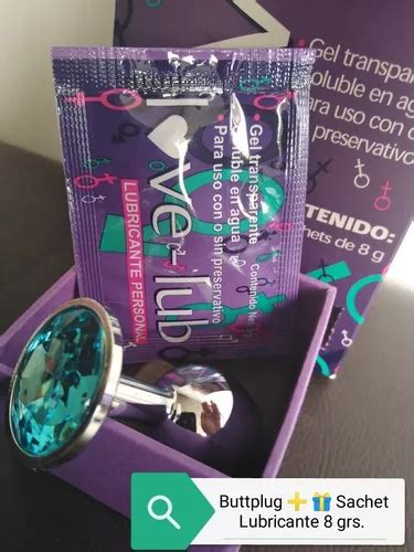 Pack Orgasmo Buttplug Butt Plug Anal Sachet Lubricante 8grs Cuotas