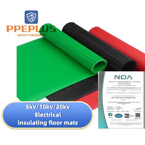 Ppe Plus Rubber Electrical High Voltage Insulating Blankets Mat