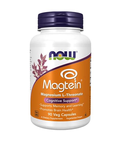 NOW Magtein, Magnesium L-Threonate] 90VC - Zoom Pharmacy