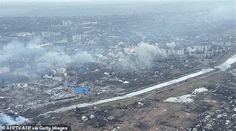 The Scale Of Putin S Destruction In Bakhmut As President Zelensky