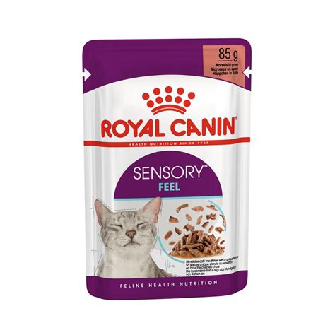 Royal Canin Sensory Feel In Gravy Adult Wet Cat Food 85g - Royal Canin ...