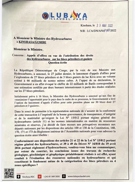 Stanis Bujakera Tshiamala On Twitter Rdc La Question Crite Du