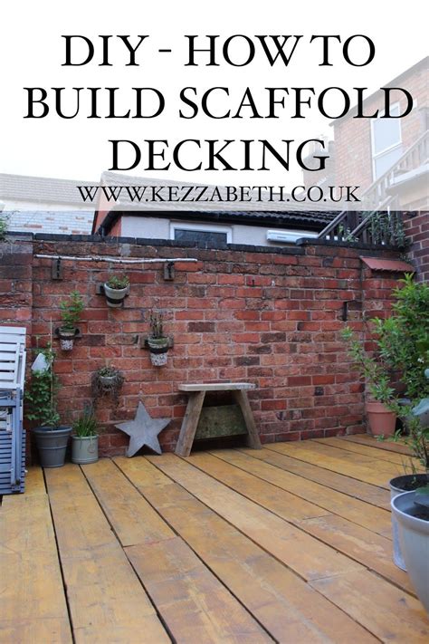 DIY How To Build Decking With Scaffold Boards Building A Deck Garden