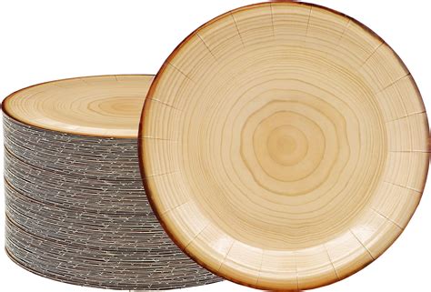 Amazon Havercamp Cut Timber Party Plates Plates Lg