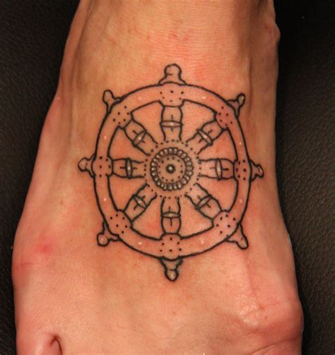 Ship Wheel Tattoos Designs Ideas And Meaning Tattoos For You