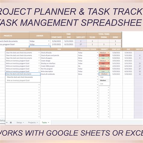 Task Management, Digital Project Planner, Team Management, To-do List ...